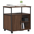 vidaXL Office Cabinet Brown oak 61 x 46 x 67 cm Engineered wood