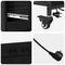 vidaXL Office Cabinet with Wheel Black oak Engineered wood
