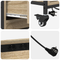 vidaXL Office Cabinet with Wheel Sonoma oak Engineered wood