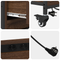 vidaXL Office Cabinet with Wheel Brown oak Engineered wood