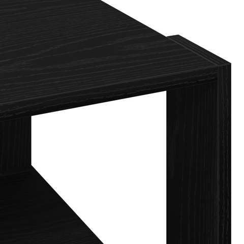 vidaXL Couch Table Black oak Engineered wood 85 x 55 x 31 cm Durable