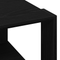 vidaXL Couch Table Black oak Engineered wood 85 x 55 x 31 cm Durable