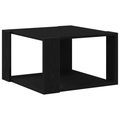 vidaXL Couch Table Black oak Engineered wood 85 x 55 x 31 cm Durable