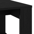 vidaXL Black Oak Coffee Table 102x50x35 cm Made of Engineered Wood