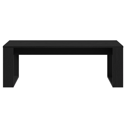 vidaXL Black Oak Coffee Table 102x50x35 cm Made of Engineered Wood