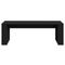 vidaXL Black Oak Coffee Table 102x50x35 cm Made of Engineered Wood