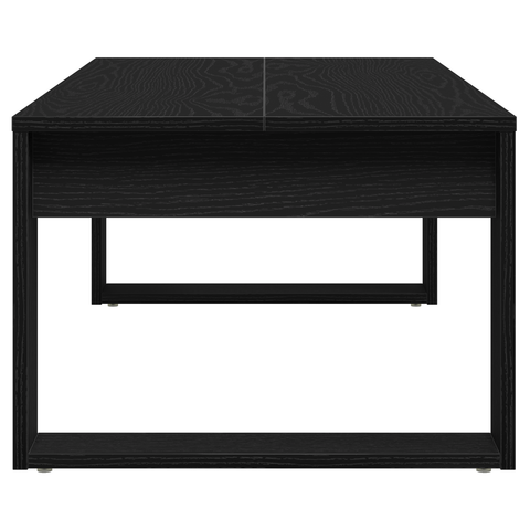 vidaXL Black Oak Coffee Table 102x50x35 cm Made of Engineered Wood