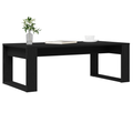 vidaXL Black Oak Coffee Table 102x50x35 cm Made of Engineered Wood