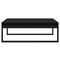 vidaXL Black Oak Coffee Table - 100x100x35 cm Made from Engineered Wood