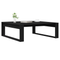 vidaXL Black Oak Coffee Table - 100x100x35 cm Made from Engineered Wood