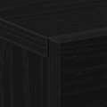 vidaXL Wall-mounted Bedside Cabinets 2 pcs Black Oak 35x35x20 cm
