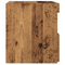 vidaXL Bedside Cabinets with LED Lights 2 pcs Old Wood 50x40x45 cm