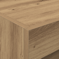 vidaXL Bedside Cabinet with LED Lights Artisan Oak 50x40x45 cm