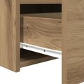 vidaXL Bedside Cabinets with LED Lights 2 pcs Artisan Oak 50x40x45 cm