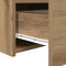 vidaXL Bedside Cabinets with LED Lights 2 pcs Artisan Oak 50x40x45 cm