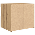 vidaXL Bedside Cabinets with LED Lights 2 pcs Artisan Oak 50x40x45 cm