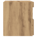 vidaXL Bedside Cabinets with LED Lights 2 pcs Artisan Oak 50x40x45 cm