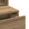 vidaXL Dressing Table with Mirror and LEDs Artisan Oak Engineered Wood