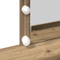 vidaXL Dressing Table with Mirror and LEDs Artisan Oak Engineered Wood