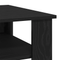 vidaXL Black Oak Coffee Table 60x60x42 cm Made of Engineered Wood