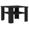 vidaXL Black Oak Coffee Table 60x60x42 cm Made of Engineered Wood