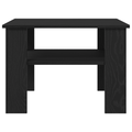 vidaXL Black Oak Coffee Table 60x60x42 cm Made of Engineered Wood