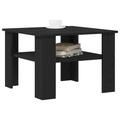 vidaXL Black Oak Coffee Table 60x60x42 cm Made of Engineered Wood