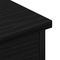 vidaXL Wall-mounted Drawer Shelf Black Oak 60x26x18,5cm Engineered Wood