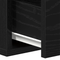 vidaXL Wall-mounted Drawer Shelf Black Oak 60x26x18,5cm Engineered Wood