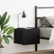 vidaXL Bedside Cabinet in Black Oak - 40 x 30 x 30 cm - Made from Engineered Wood