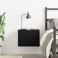 vidaXL Bedside Cabinet in Black Oak - 40 x 30 x 30 cm - Made from Engineered Wood