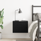vidaXL Bedside Cabinet in Black Oak - 40 x 30 x 30 cm - Made from Engineered Wood