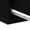 vidaXL Nightstands 2 Pack Black Oak 40x30x30 cm Engineered Wood