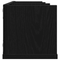 vidaXL CD Wall Shelf - Black Oak, 75x18x18 cm, Made of Engineered Wood