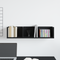 vidaXL CD Wall Shelf - Black Oak, 75x18x18 cm, Made of Engineered Wood