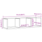 vidaXL CD Wall Shelf - Black Oak, 75x18x18 cm, Made of Engineered Wood