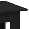 vidaXL Black Oak Coffee Table, 100x60x42 cm, Made of Engineered Wood