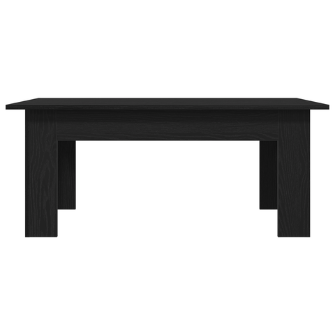 vidaXL Black Oak Coffee Table, 100x60x42 cm, Made of Engineered Wood