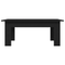 vidaXL Black Oak Coffee Table, 100x60x42 cm, Made of Engineered Wood