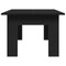 vidaXL Black Oak Coffee Table, 100x60x42 cm, Made of Engineered Wood