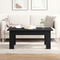 vidaXL Black Oak Coffee Table, 100x60x42 cm, Made of Engineered Wood