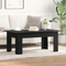 vidaXL Black Oak Coffee Table, 100x60x42 cm, Made of Engineered Wood