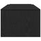 vidaXL Black Oak Coffee Table, 150x50x35 cm, Made of Engineered Wood