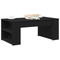 vidaXL Coffee Table Black Oak 102x55x42 cm Engineered Wood