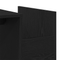 vidaXL Black Oak Coffee Table - 90x45x35 cm - Made of Engineered Wood