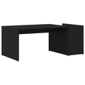 vidaXL Black Oak Coffee Table - 90x45x35 cm - Made of Engineered Wood