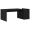 vidaXL Black Oak Coffee Table - 90x45x35 cm - Made of Engineered Wood