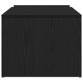 vidaXL Black Oak Coffee Table - 90x45x35 cm - Made of Engineered Wood