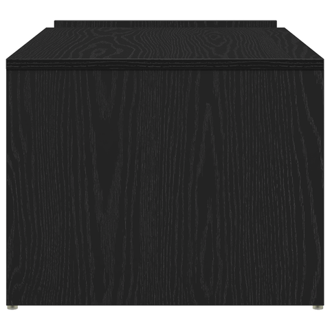 vidaXL Black Oak Coffee Table - 90x45x35 cm - Made of Engineered Wood