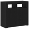 vidaXL Sideboard Black 80 x 35 x 75 cm Engineered wood